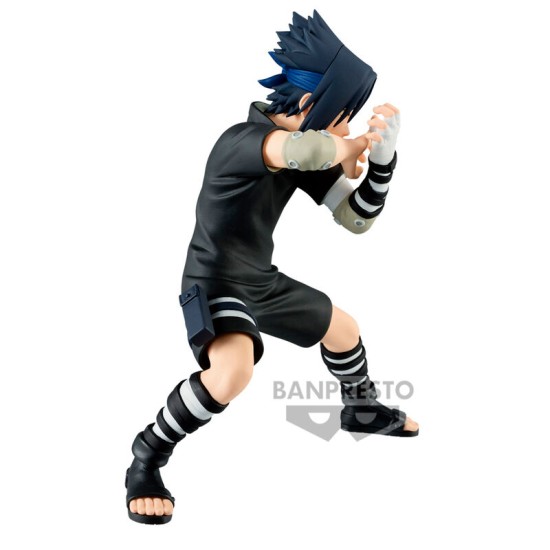 Banpresto Naruto Shippuden Vibration Stars Figure 14cm - Sasuke Uchiha III - Plastmasas figūriņa