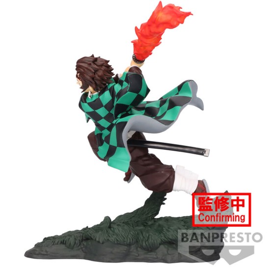 Banpresto Demon Slayer Kimetsu no Yaiba Combination Battle Figure 9cm - Tanjiro Kamado - Plastmasas figūriņa