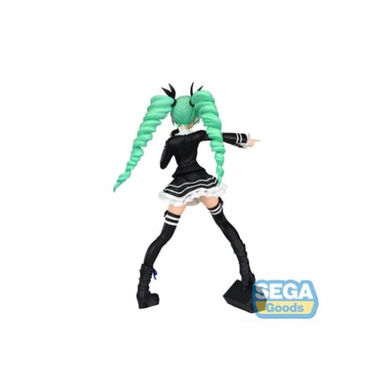 Sega Hatsune Miku Project DIVA Arcade Future Tone SPM Figure 23cm - Hatsune Miku Dark Angel (re-run) - Plastmasas figūriņa