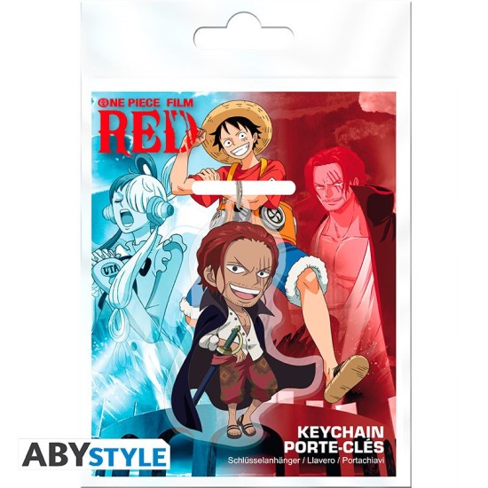 ABYstyle One Piece Keychain - Shanks - Akrila atslēgu piekariņš