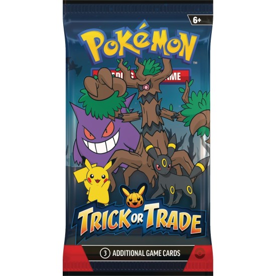 Pokemon Super Card Game TCG Trading Cards - Trick or Trade BOOster Bundle 2024 (35 Packs) EN - Kāršu spēle