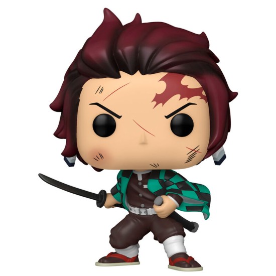 Funko POP! Demon Slayer Kitmesu no Yaiba T-Shirt (M-size) / Figure 9cm Set - Tanjiro - Komplekts T-krekls / figūriņa