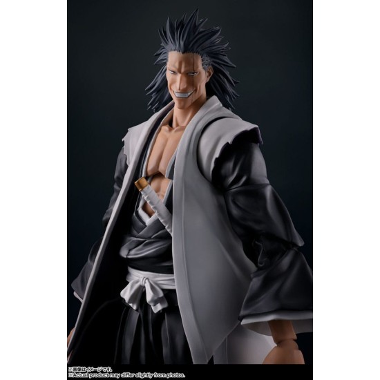 Tamashii Nations Bleach: Thousand-Year Blood War S.H. Figuarts Action Figure 17cm - Kenpachi Zaraki - Plastmasas figūriņa