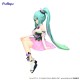 Furyu Hatsune Miku Noodle Stopper Ver. Pink Color Figure 14cm - Miku Flower Fairy Morning Glory - Plastmasas figūriņa