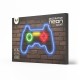 Forever Decorative Neon LED Light with Remote Control 41 x 27.5 x 2 cm (USB Plug) - Gamepad