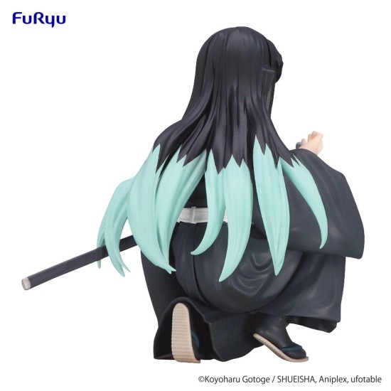 Furyu Demon Slayer Kimetsu no Yaiba Noodle Stopper Figure 9cm - Tokito Muichiro - Plastmasas figūriņa