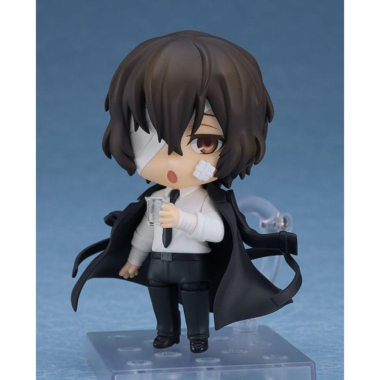 Good Smile Company Bungo Stray Dogs Nendoroid Action Ver. Fifteen Year Old Figure 10cm - Osamu Dazai - Plastmasas figūriņa