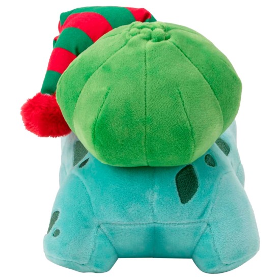 Jazwares Pokemon Plush Toy 20cm - Christmas Bulbasaur - Plīša rotaļlieta