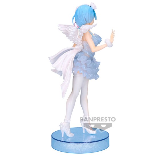 Banpresto Re:Zero Starting Life in Another World Figure 22cm - Rem Clear & Dressy - Plastmasas figūriņa