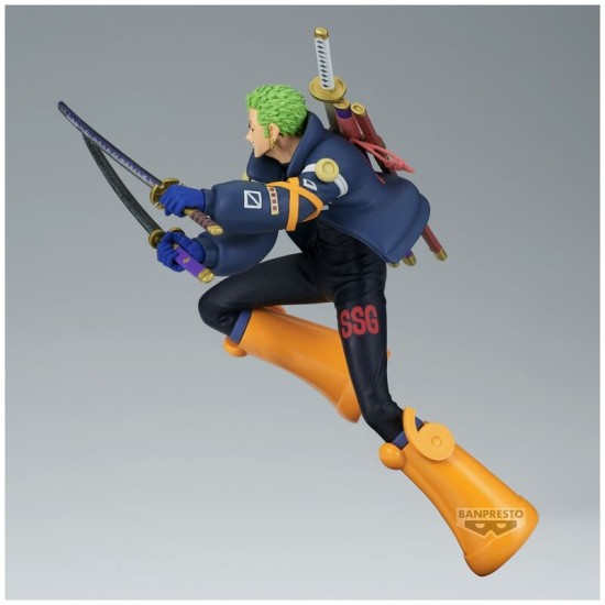 Banpresto One Piece Battle Record Collection Figure 16cm - Roronoa Zoro - Plastmasas figūriņa