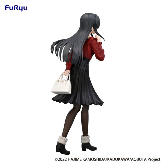 Furyu Rascal Does Not Dream of a Bunny Girl Senpai Trio-Try-iT Ver. Winter Outfit Figure 21cm - Mai Sakurajima - Plastic figure