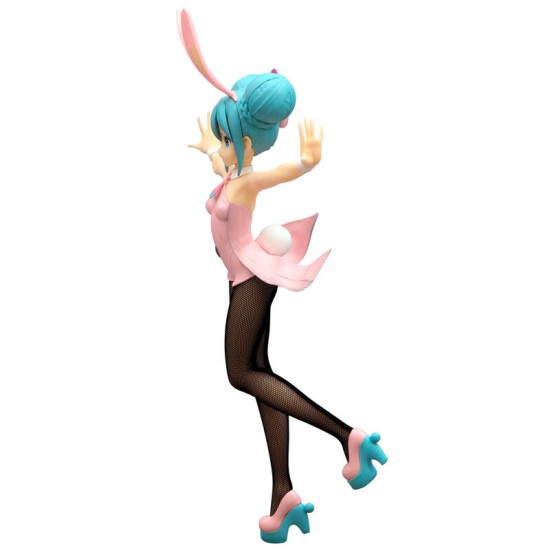Furyu Hatsune Miku BiCute Bunnies Ver. Wink Pearl Pink Figure 30cm - Hatsune Miku - Plastic figure