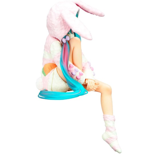 Furyu Hatsune Miku Noodle Stopper Ver. Rabbit Ear Hood Pajama Figure 14cm - Hatsune Miku - Plastmasas figūriņa