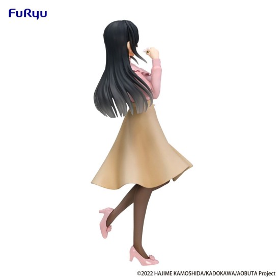 Furyu Rascal Does Not Dream of a Bunny Girl Senpai Trio-Try-iT Ver. Spring Outfit Figure 21cm - Mai Sakurajima - Plastmasas figūriņa