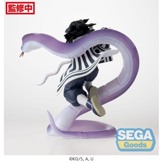 Sega Demon Slayer Kimetsu no Yaiba Xross Link Anime Figure 14cm - Obanai Iguro Hashira Training - Plastic figure