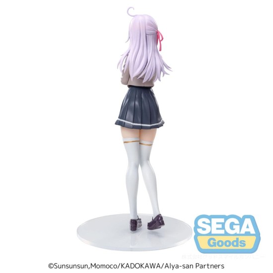 Sega Alya Sometimes Hides Her Feelings in Russian Luminasta Ver. Uniform Figure 18cm - Alya - Plastic figure