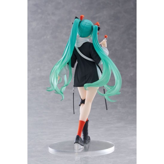 Taito Prize Hatsune Miku Wonderland Ver. Fashion Punk Figure 18cm - Hatsune Miku - Plastmasas figūriņa