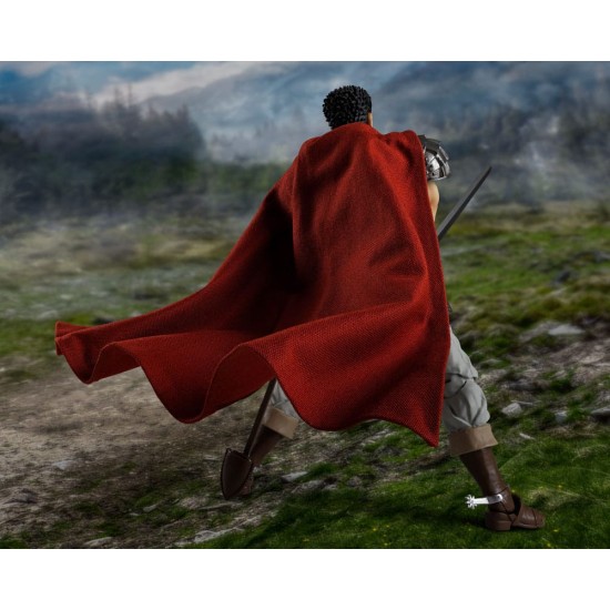 Tamashii Nations Berserk S.H. Figuarts Action Figure 16cm - Guts The Band of the Hawk - Plastmasas figūriņa