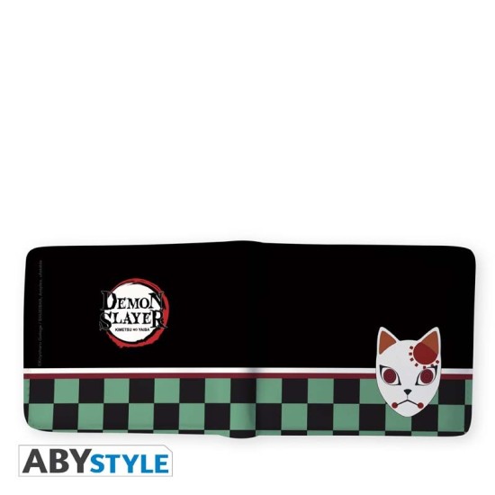 ABYstyle Demon Slayer Premium Bi-fold Wallet 9.5 x 11cm - Fox Mask - Naudas maks