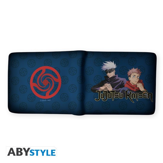 ABYstyle Jujutsu Kaisen Bi-fold Wallet 9.5 x 11cm - Itadori & Gojo