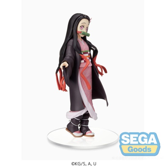 Sega Demon Slayer Kimetsu no Yaiba SPM Figure 19cm - Nezuko Kamado Sibling Bond - Пластмассовая фигурка