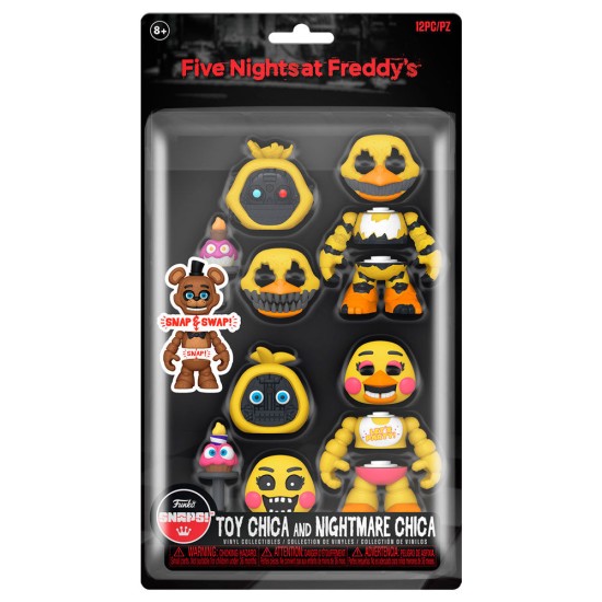 Funko Snaps! Five Nights at Freddy's Figure (2 pack) - Toy Chica and Nightmare Chica - Vinila figūriņa