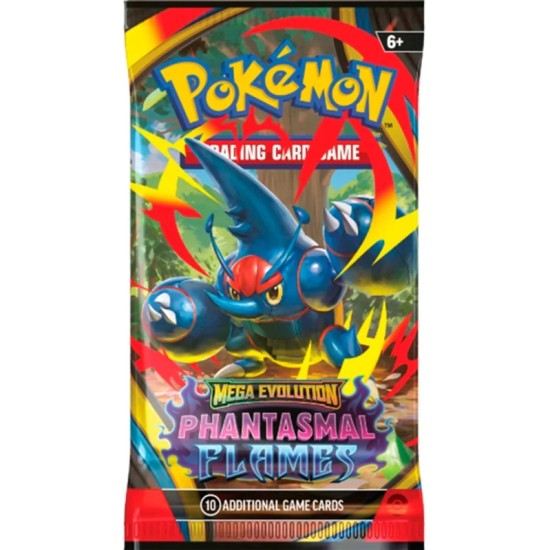Pokemon Super Card Game TCG Trading Cards - Phantasmal Flames - ME02 EN - Kāršu spēle