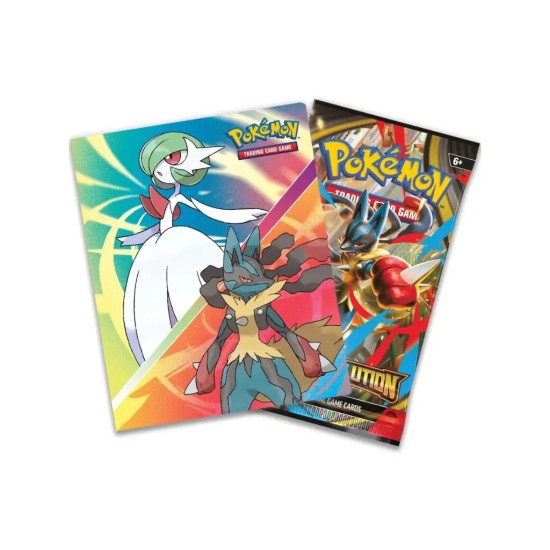 Pokemon Mega Evolution Mini Portfolio Album + Booster - Kāršu albums un spēle