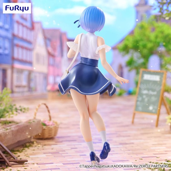 Furyu Re:Zero Starting Life in Another World Trio-Try-iT Ver. Date Plan Figure 21cm - Rem - Plastmasas figūriņa