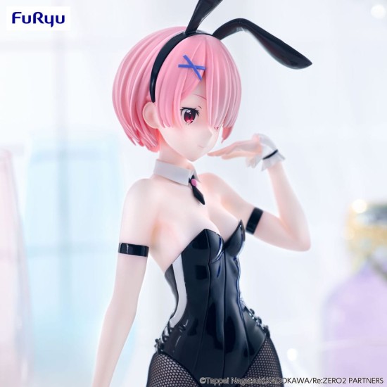 Furyu Re:Zero BiCute Bunnies Ver.Bicolor Figure 30cm - Ram - Plastmasas figūriņa