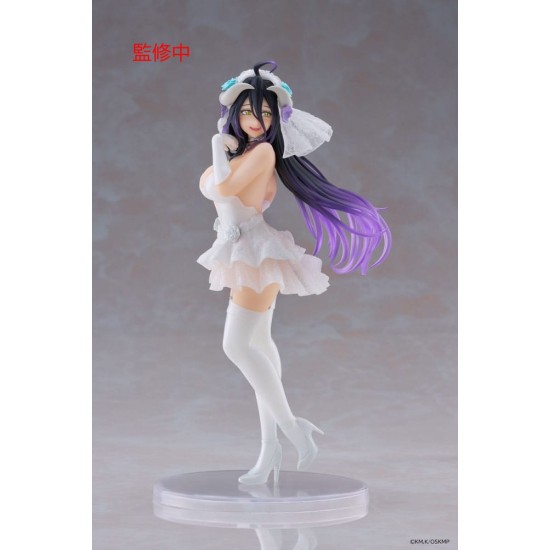 Taito Prize Overlord Coreful Ver. Albedo Wedding Figure 18cm - Albedo - Пластмассовая фигурка