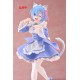 Taito Prize Re:Zero Starting Life in Another World Ver. Renewal Figure 18cm - Rem Cat Maid - Plastic figure