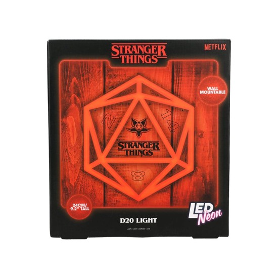 Paladone Stranger Things LED Wall Lamp 24 x 23 cm - Light Neon - Lampa