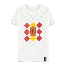 Difuzed Harry Potter Gryffindor Girls Basic Short Sleeved T-shirt - Size 122-128 / White - Kids cotton T-shirt