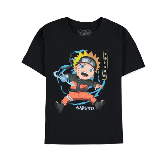 Difuzed Naruto Shippuden Boys Short Sleeved T-shirt - Izmērs 122-134 - Bērnu kokvilnas T-krekls