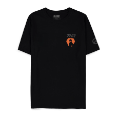 Difuzed Overwatch 2 Loose Fit Short Sleeved T-shirt - XL izmērs / Melns - Vīriešu kokvilnas T-krekls