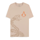 Difuzed Assassin's Creed Mirage Snake Short Sleeved T-shirt - S izmērs / Bēšs - Vīriešu kokvilnas T-krekls