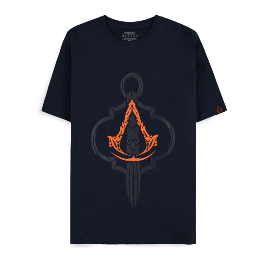 Difuzed Assassin's Creed Mirage Blade Short Sleeved T-shirt - L izmērs / Melns - Vīriešu kokvilnas T-krekls