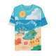 Difuzed Pokemon Beach Day Short Sleeved T-shirt - S izmērs / Krāsains - Sieviešu kokvilnas T-krekls