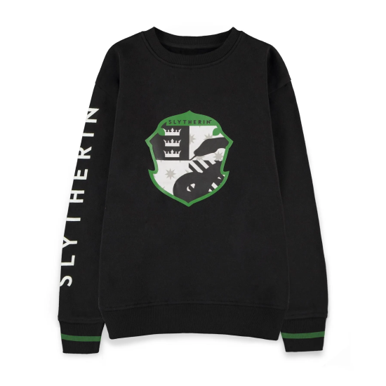 Difuzed Harry Potter Slytherin Emblem Boys Crew Hoodie - Izmērs 122-128 - Bērnu hūdijs