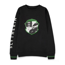 Difuzed Harry Potter Slytherin Emblem Boys Crew Hoodie - Size 134-140
