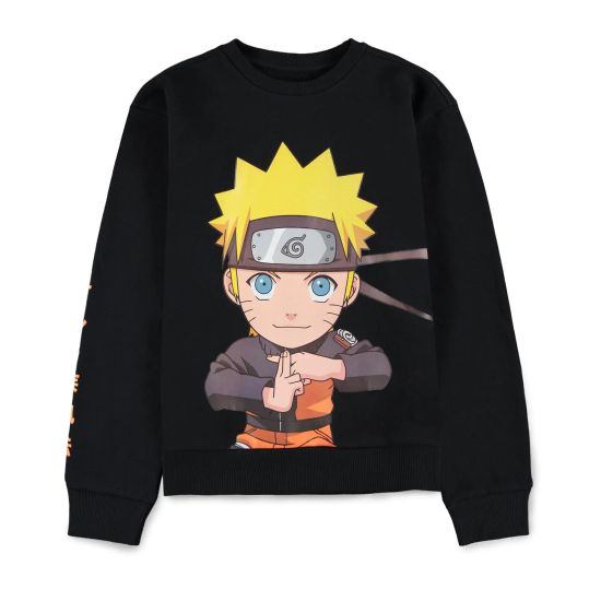 Difuzed Naruto Shippuden Boys Crew Hoodie - Izmērs 134-140 - Bērnu hūdijs