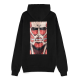 Difuzed Attack on Titan Men's Zipper Hoodie - S izmērs - Vīriešu hūdijs ar ravējslēdzēju un kapuci