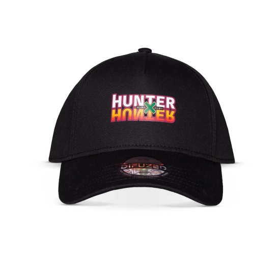 Difuzed Hunter x Hunter Logo Black Adjustable Cap - Kokvilnas cepure ar nagu