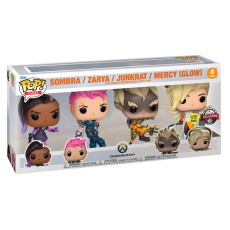 Funko POP! Overwatch Exclusive Figures 9cm (4 pcs.) - Komplekts vinila figūriņas