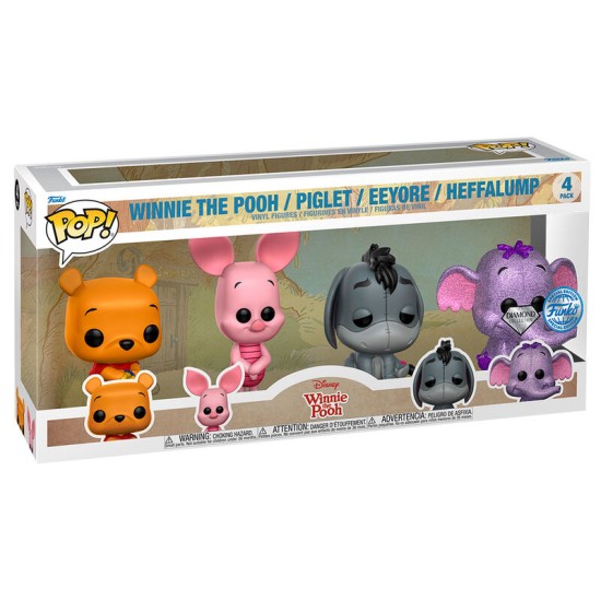 Funko POP! Winnie the Pooh Exclusive Figures 9cm (4 pcs.) - Komplekts vinila figūriņas