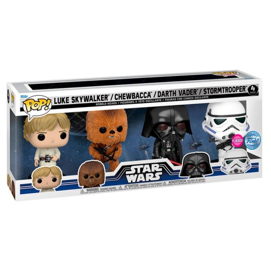 Funko POP! Star Wars New Classics Exclusive Figures 9cm (4 pcs.) - Komplekts vinila figūriņas