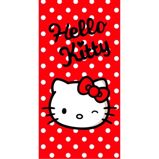 E Plus M Hello Kitty Microfibre Beach Towel 140 x 70 cm - Hello Kitty - Pludmales dvielis