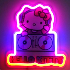 Teknofun Hello Kitty Decorative Mural Neon LED Light 30 cm - Декоративная неоновая LED лампа