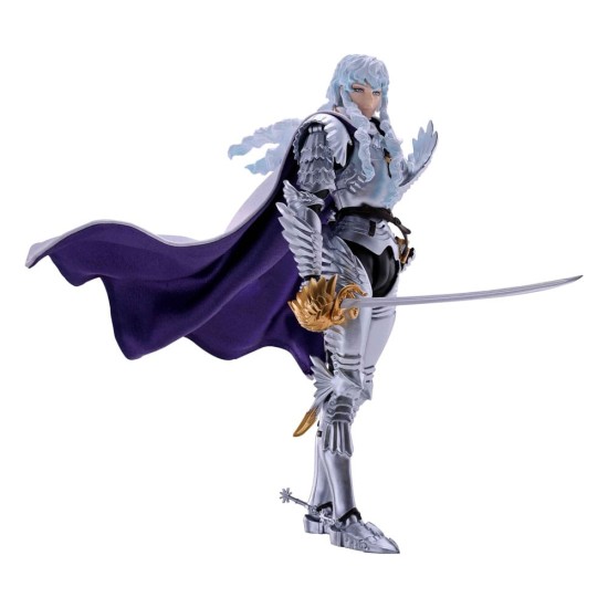 Tamashii Nations Berserk S.H. Figuarts Action Figure 15cm - Griffith (Hawk of Light) - Plastmasas figūriņa